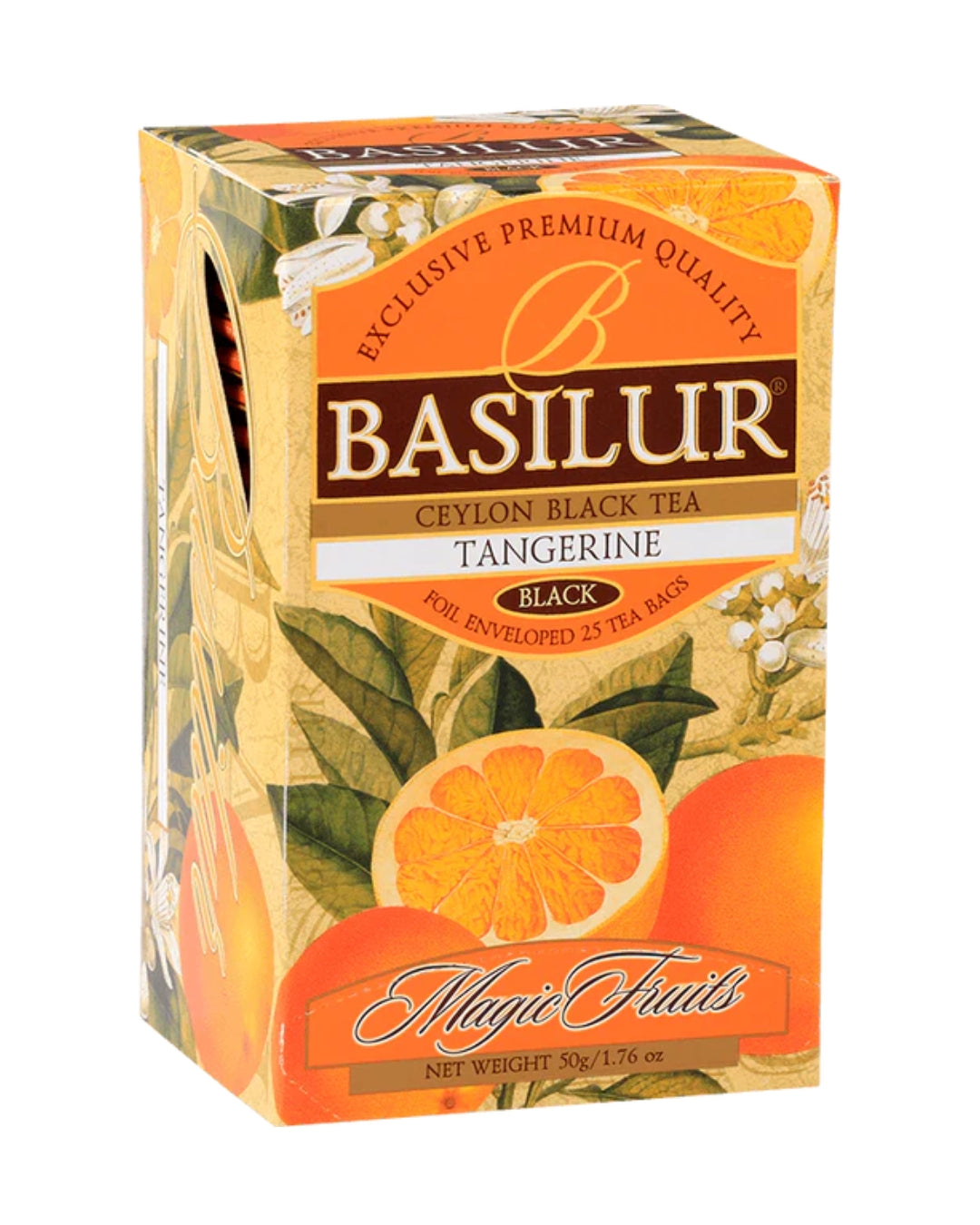 Basilur Té Negro Mandarina 20 bolsitas