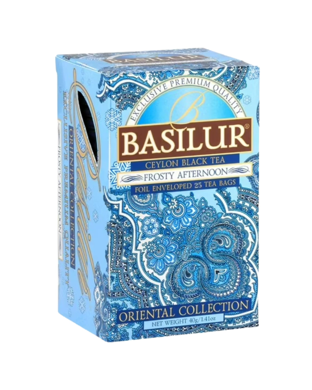 Basilur Ceylon Té Negro Frosty Afternnon 25 bolsitas