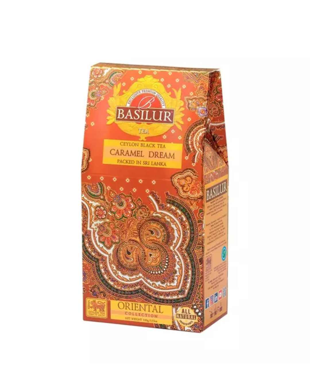 Basilur Té Negro Sueño de Caramelo 100 gr
