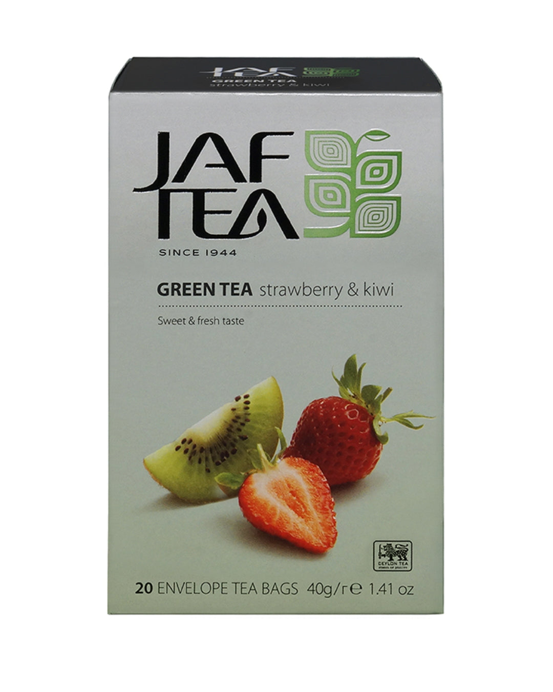 Jaf Tea Té Verde Kiwi y Frutilla 20 bolsitas