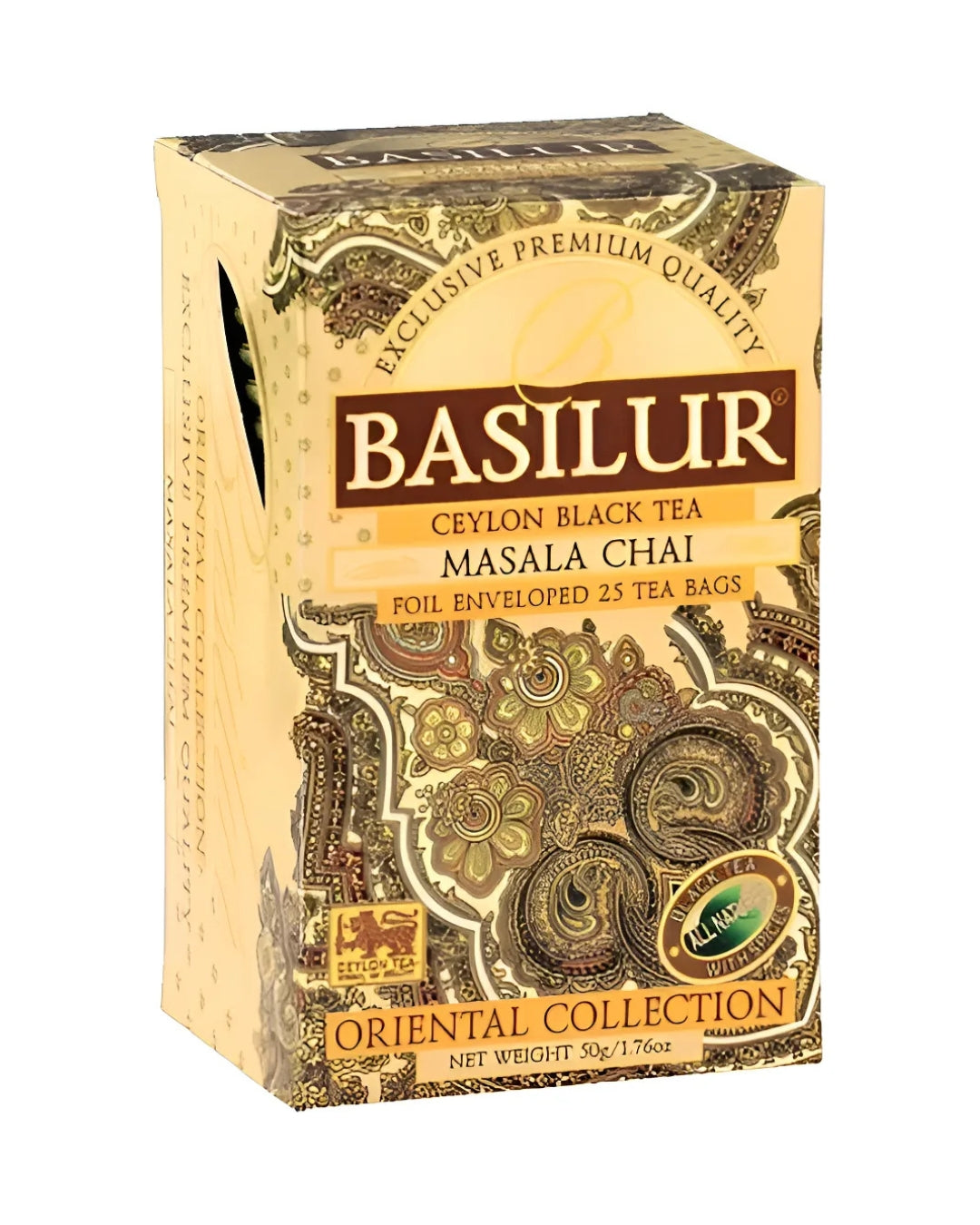 Té Negro Masala Chai - Ceylon Black Tea Masala Chai 25 bolsitas