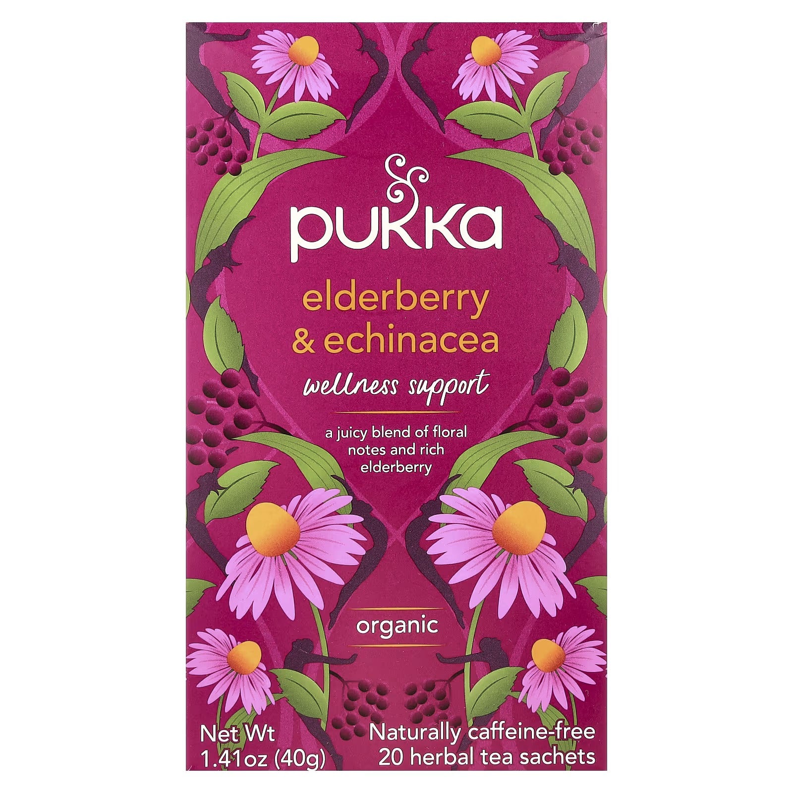 Pukka Infusión Elderberry & Echinacea